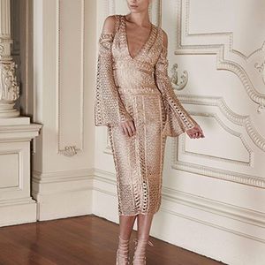 Thurley Sonnet dress - gold
